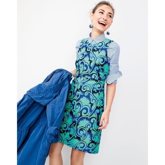 J. Crew Vineyard Jacquard Dress - Picture 8 of 9